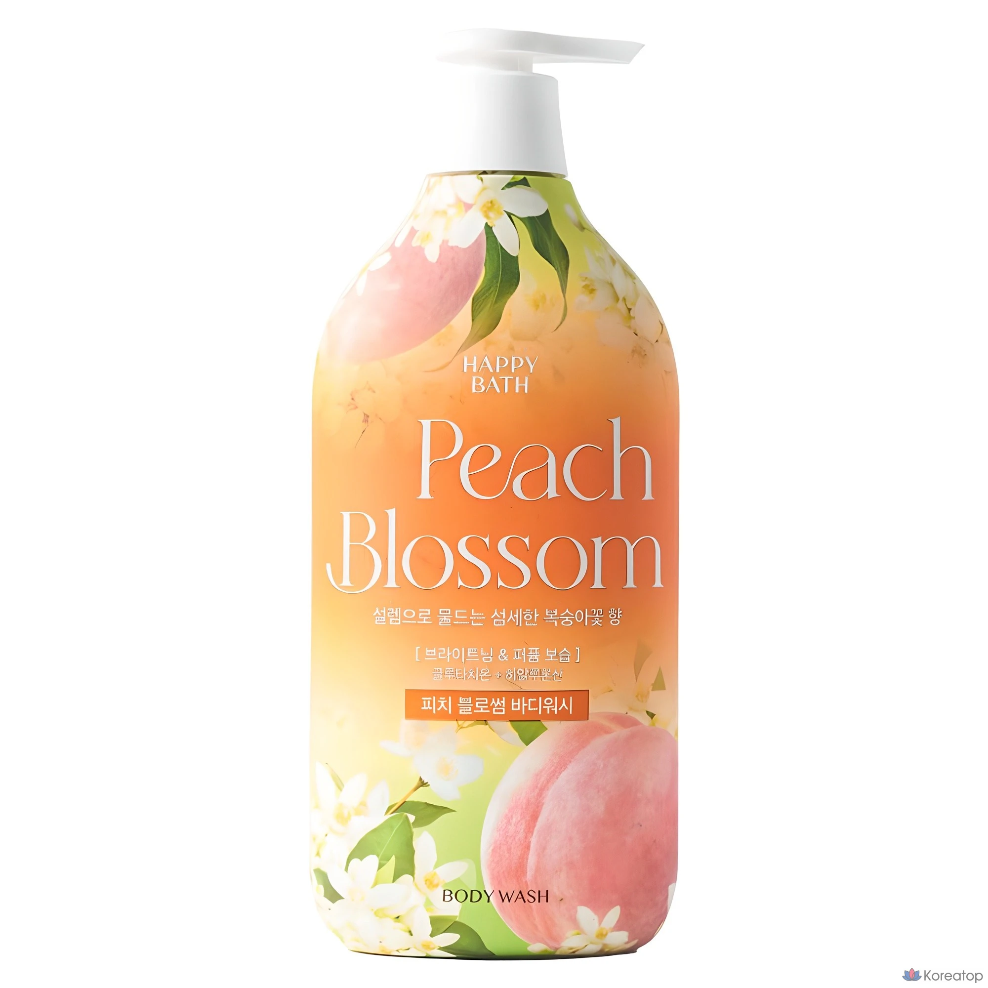 Гель для душа Happy Bath «Цветущий персик», аромат персика, 900 г, 1 шт.