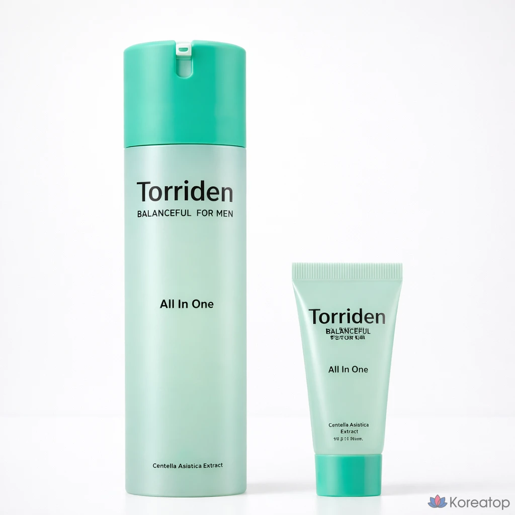 Torriden Balanced Full For Men Cica Fresh All-in-One 200g, All-in-One 20g, 1 шт., 220 г