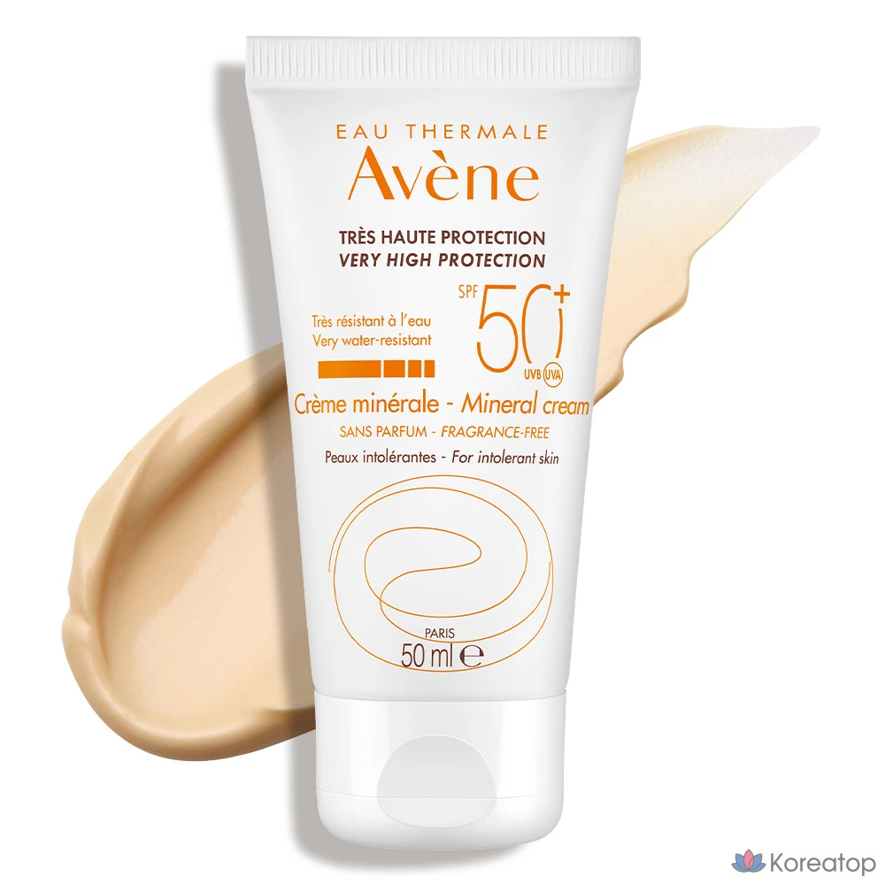 Солнцезащитный крем Avene Sun Mineral Tone-Up, SPF50+ PA++++, 50 мл, 1 шт.