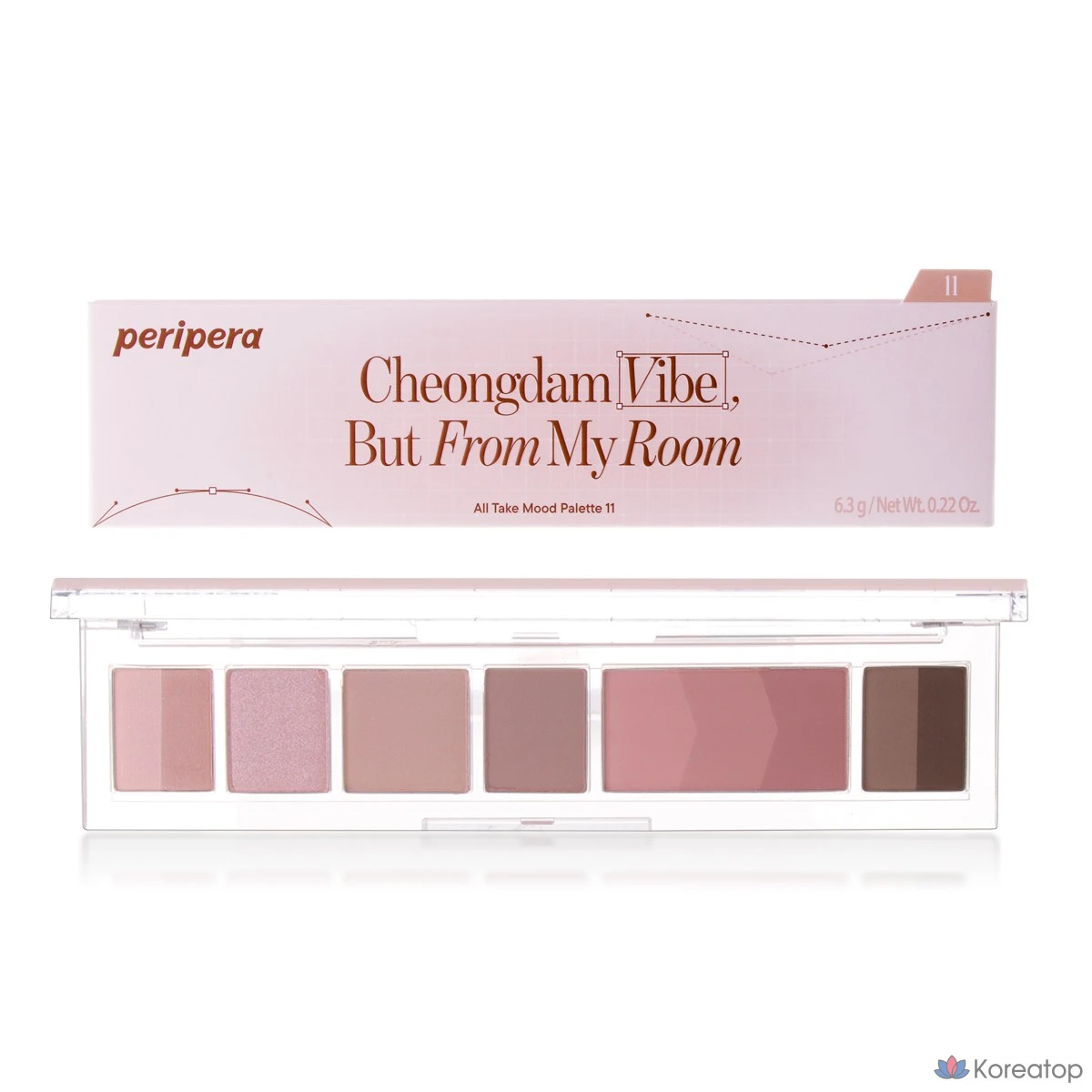 Палетка теней Peripera All Take Mood Palette, оттенок 11, 1 шт.