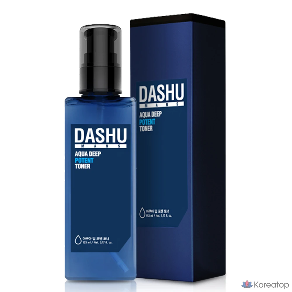 Тоник для лица DASHU Men's Aqua Deep Potent, 1 шт., 153 мл