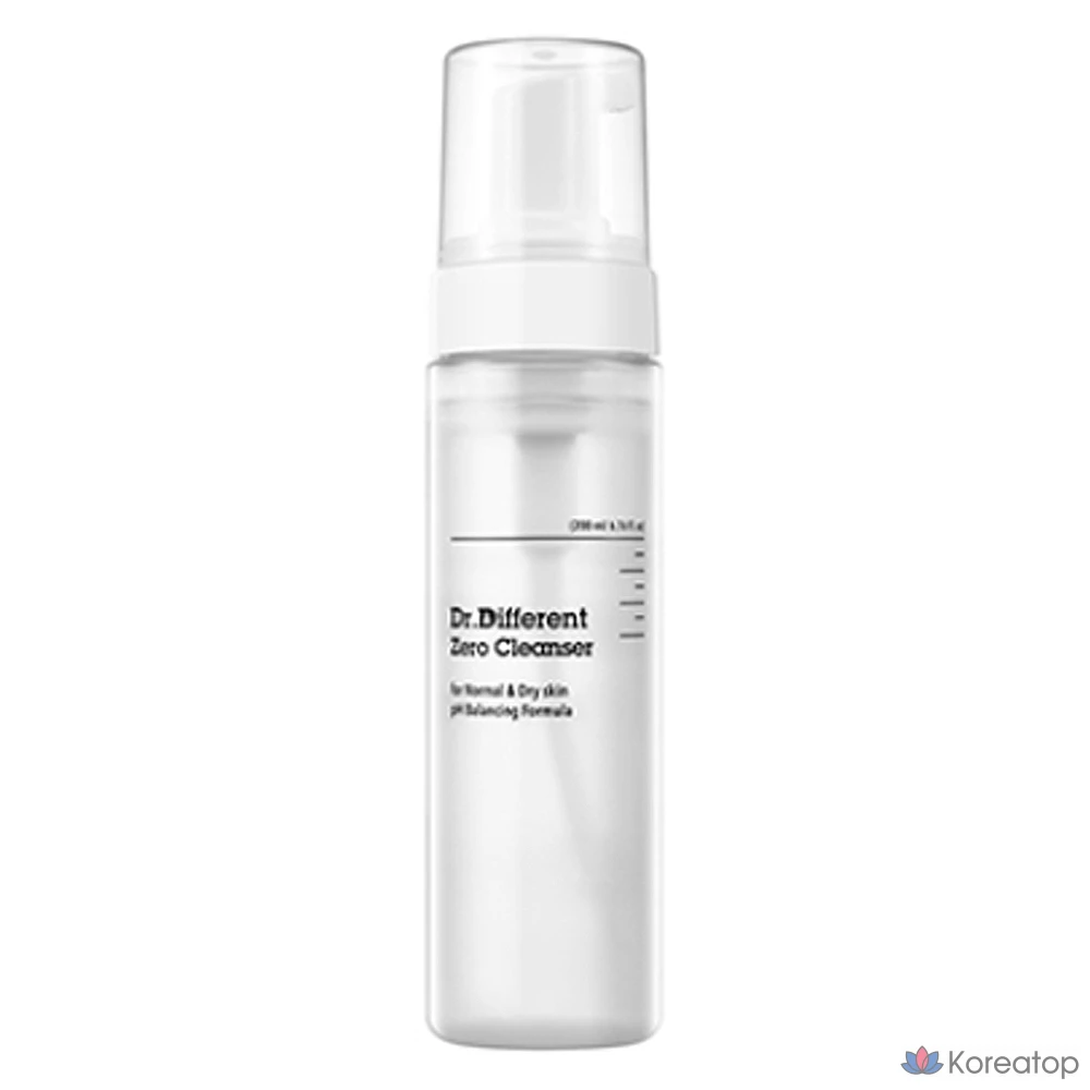 Очищающее средство Dr. Different Zero для нормальной и сухой кожи, 200 мл, 1 шт.