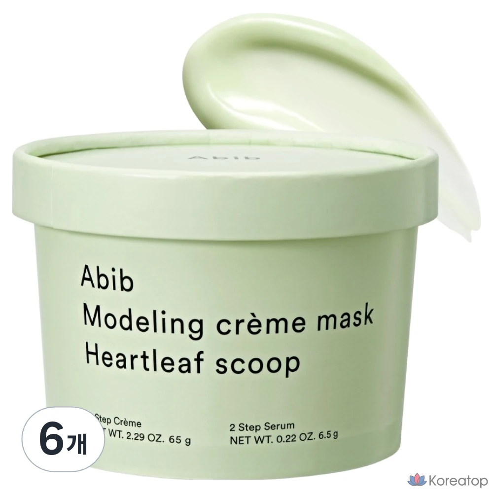 Моделирующая маска для лица Abib Modeling Cream Mask Cica Scoop, 6 шт.