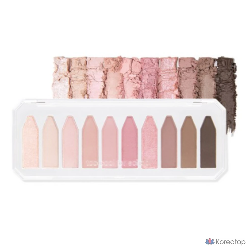 Палетка теней Too Cool for School Protoge, 02 SOFTY PINK, 1 шт.