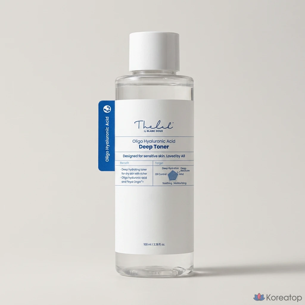Тонер THE LAB by blanc doux Oligo Hyaluronic Acid Deep Toner, 100 мл, 1 шт.