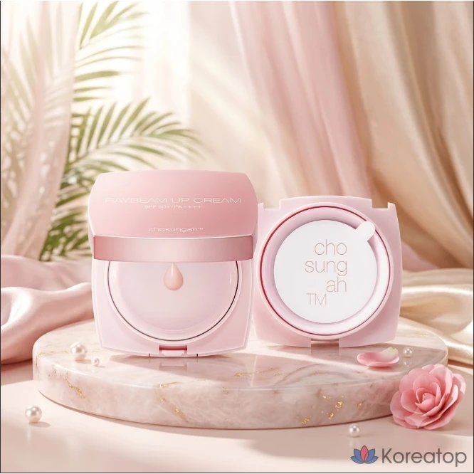 Крем для лица CHOSUNGAH Raybeam Up Cream Angel Ring Edition (основной продукт + сменный блок), 14 г, 1 шт.