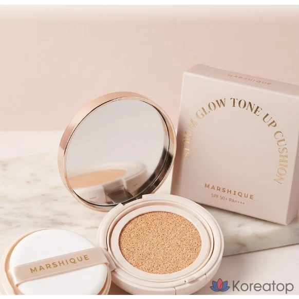 Кушон Marshique Pade-Free Serum Sun Cushion, 12 г, 1 шт.