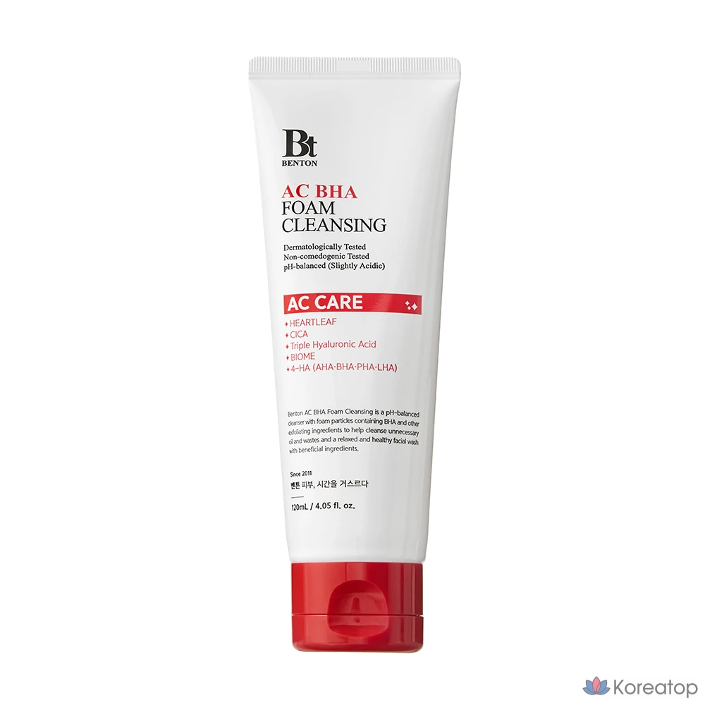Пенка для умывания Benton AC BHA Foam Cleansing, 120 мл, 1 шт.
