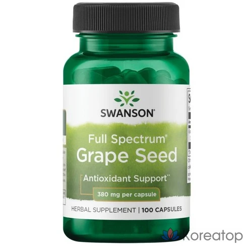 Капсулы Swanson Grape Seed 380 мг