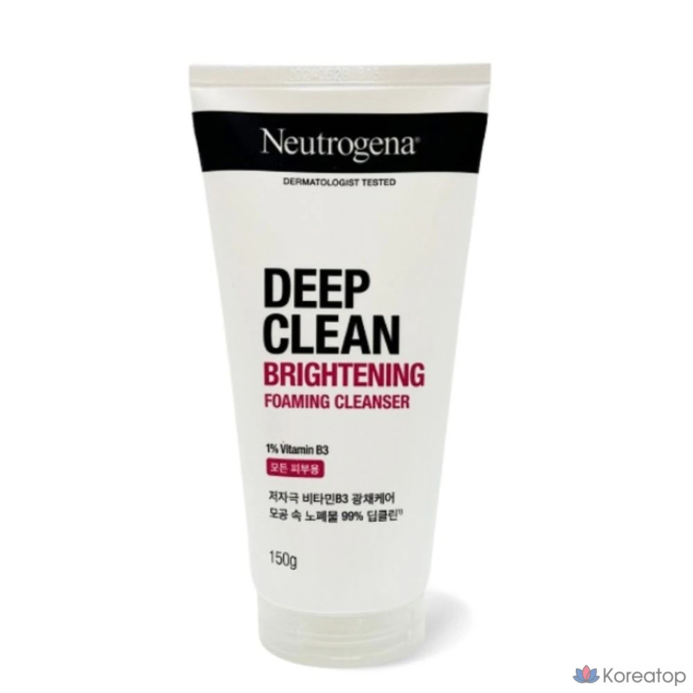 Очищающая пенка Neutrogena Deep Clean Brightening Foaming Cleanser, 150 мл, 1 шт.