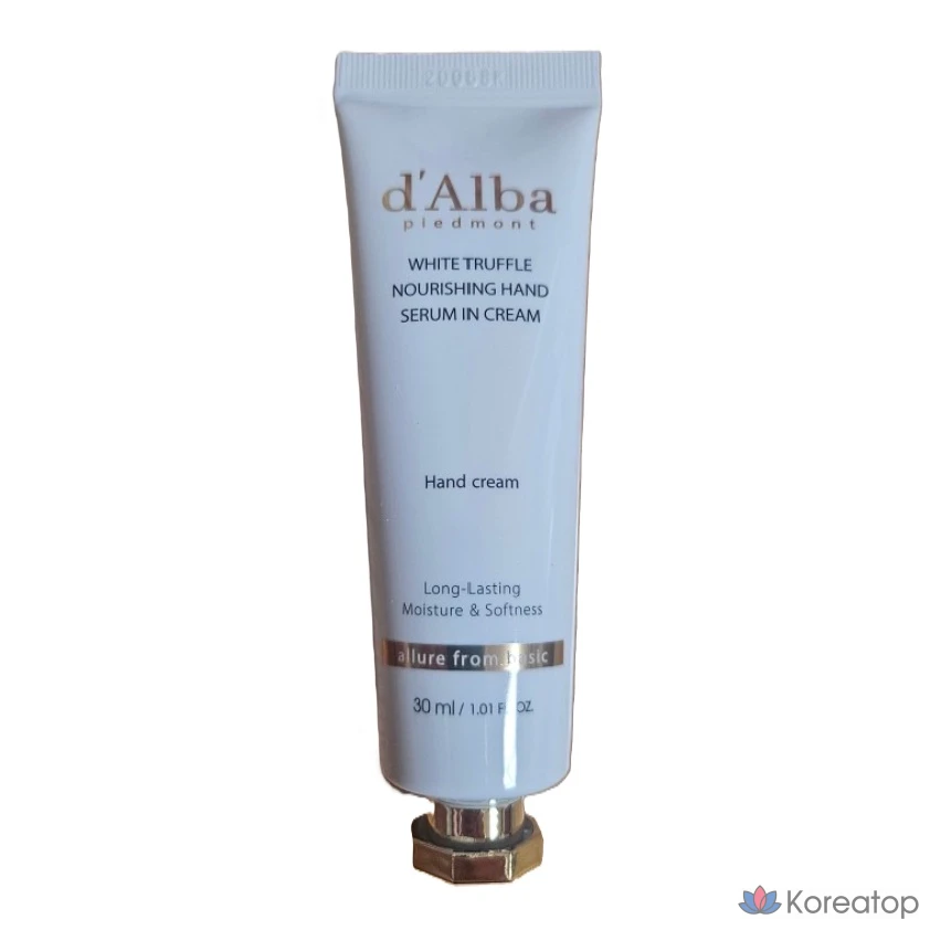 Питательная сыворотка для рук d'Alba с белым трюфелем, кремовый оттенок, 30 мл, 1 шт.
