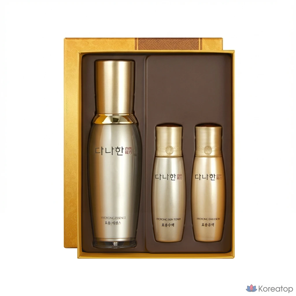 Набор для ухода Danahan Hyoyong Essence 3-piece Set (Essence + Toner + Cream), 1 шт.