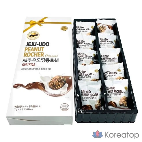 Оригинальные арахисовые конфеты Jeju Udo Roche, 70 г