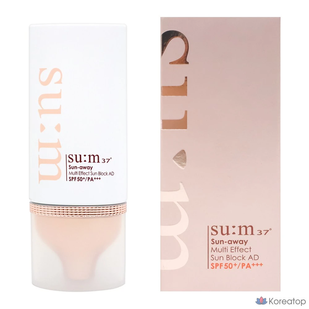 Солнцезащитный крем Su:m37 Sun Away Multi Effect Sunblock AD, 50 мл, 1 шт.