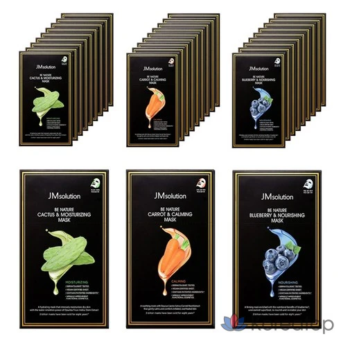 Набор тканевых масок с экстрактом кактуса JMsolution Collection Moisture Cactus Mask