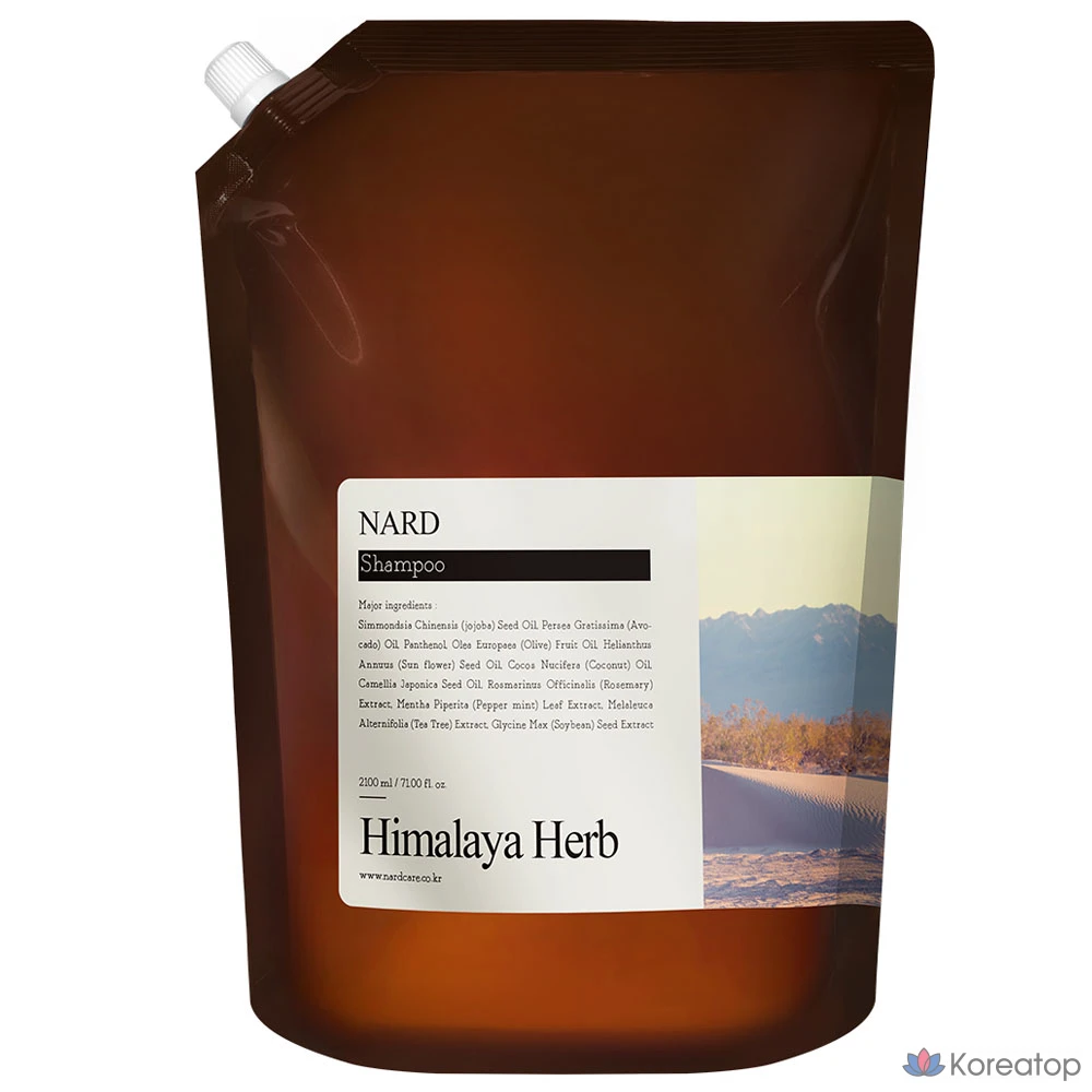 Сменный блок парфюмированного шампуня NARD Bouquet Garni Refresh с ароматом свежей лаванды, 2,1 л, 1 шт.