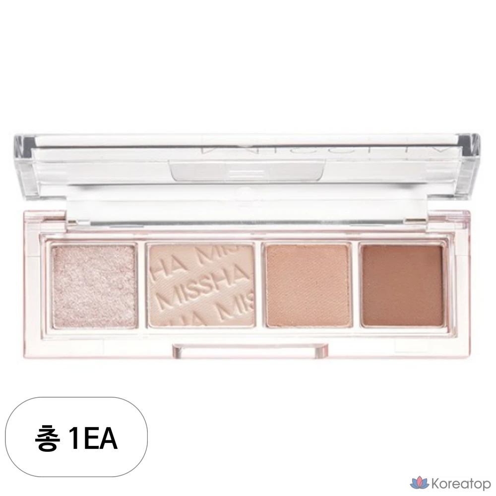 Палетка теней Missha Day Vibe, 3 г, № 2, оттенок Bouncy Coral, 1 шт.