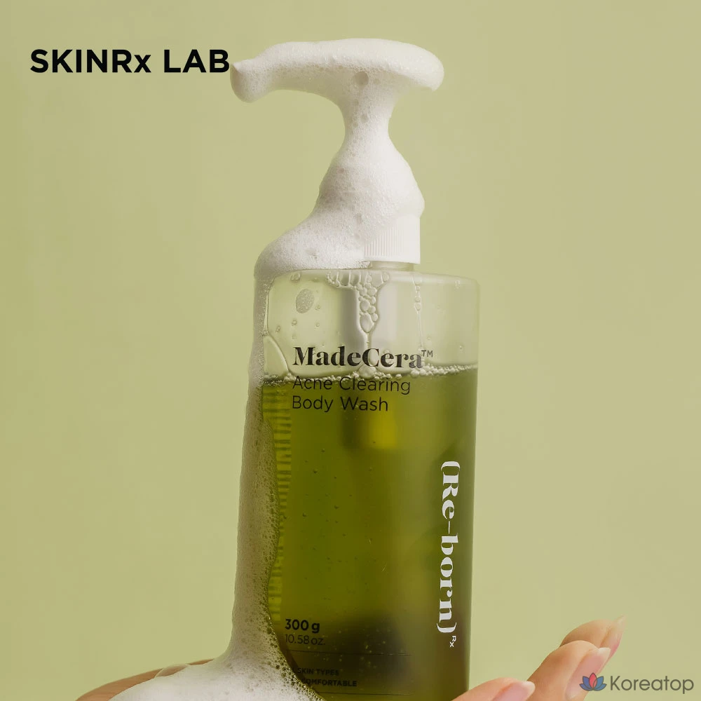 Гель для душа SKINRx LAB Madecera от прыщей, 300 г, 1 шт.