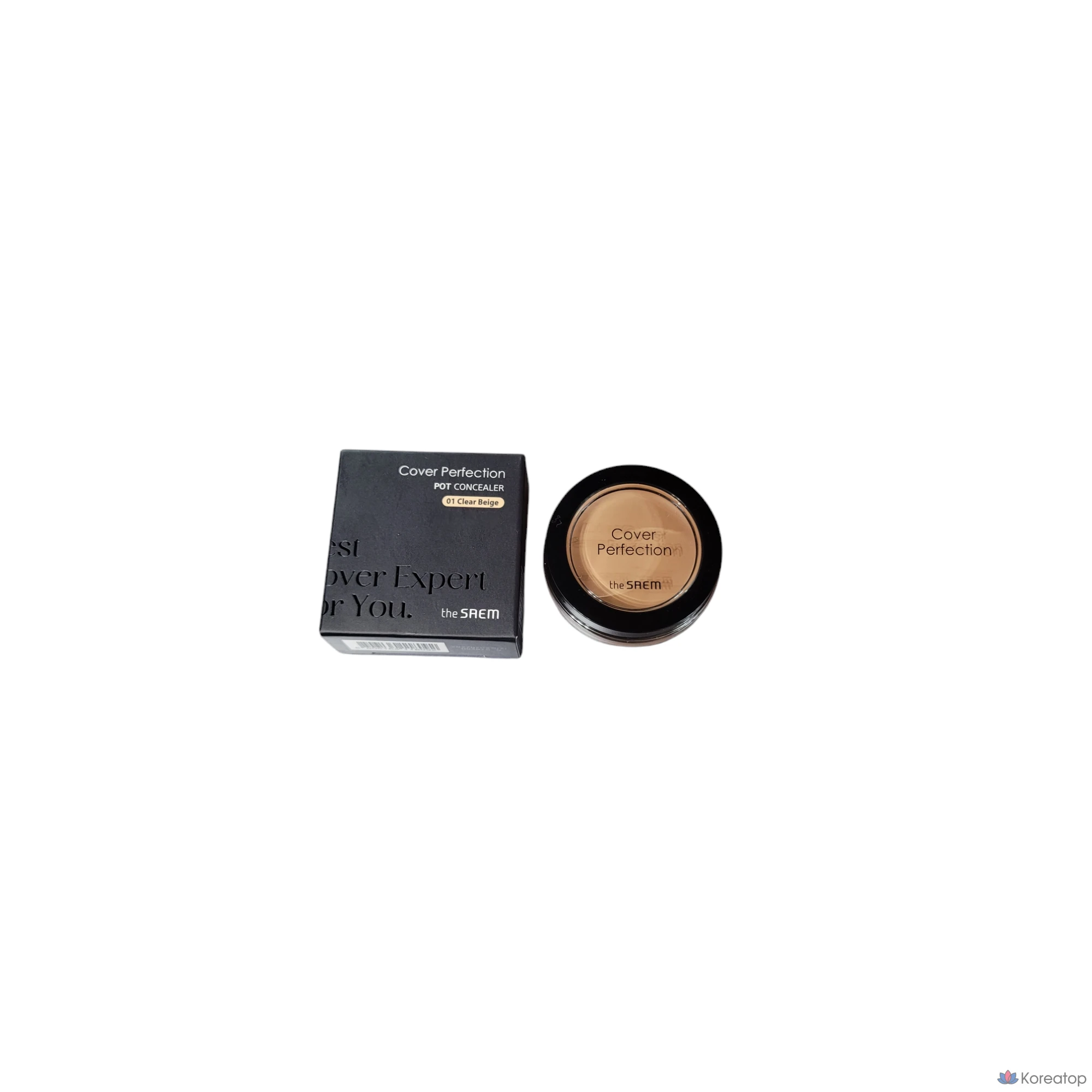 Консилер The Saem Cover Perfection Pot Concealer, оттенок 01 Clear Beige, 1 шт.