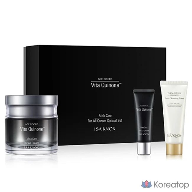 Набор Isa Knox Age Focus Freckle For All Cream 50 мл + Freckle For All Cream 20 мл + Cleansing Foam 40 мл, 1 комплект