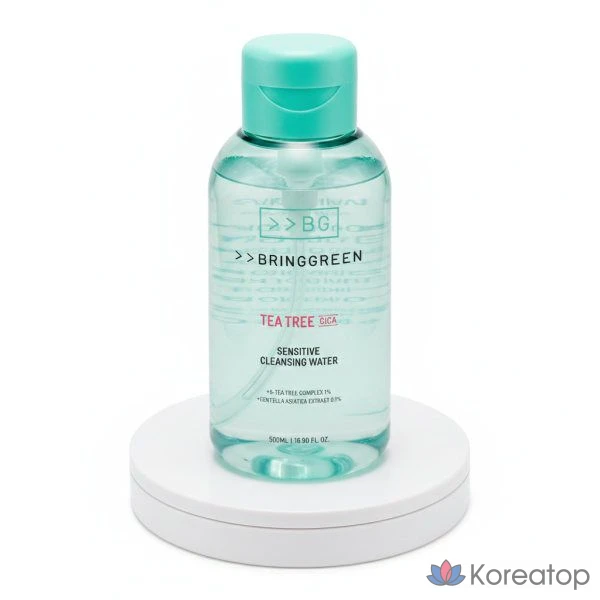 Очищающая вода Bring Green Tea Tree Cica Sensitive Cleansing Water, 850 мл, 1 шт.