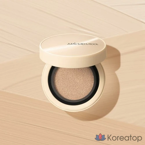 Jeong Saem Mool Skin Nude Cushion Concealer 10 г SPF50+ PA+++, Medium, 1 шт.