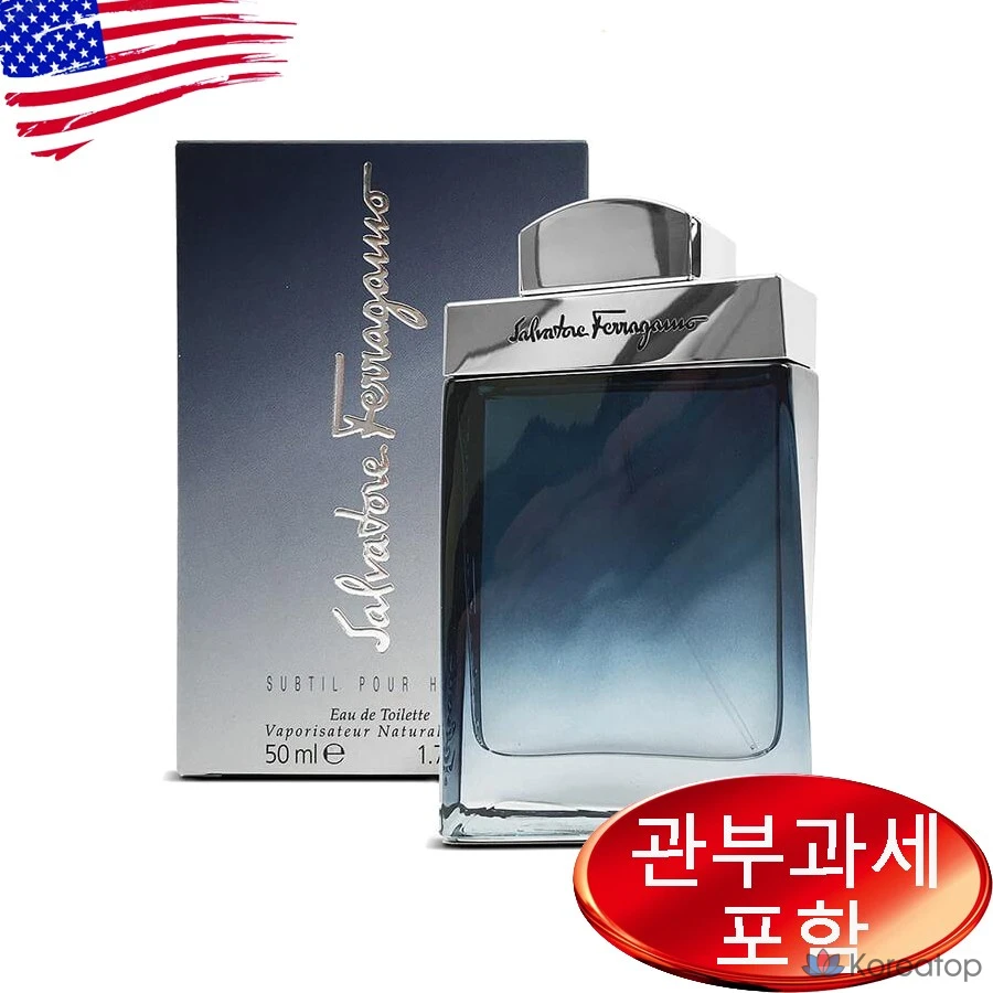Subtil Pour Homme 1,7 унции EDT, 50 мл, 1 г