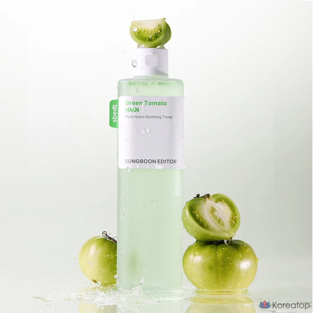 Тонер Sungboon Editor Lintomato Pore Tightening Moisture Soothing NMN Hyaluronic Acid Toner, 350 мл, 1 шт.