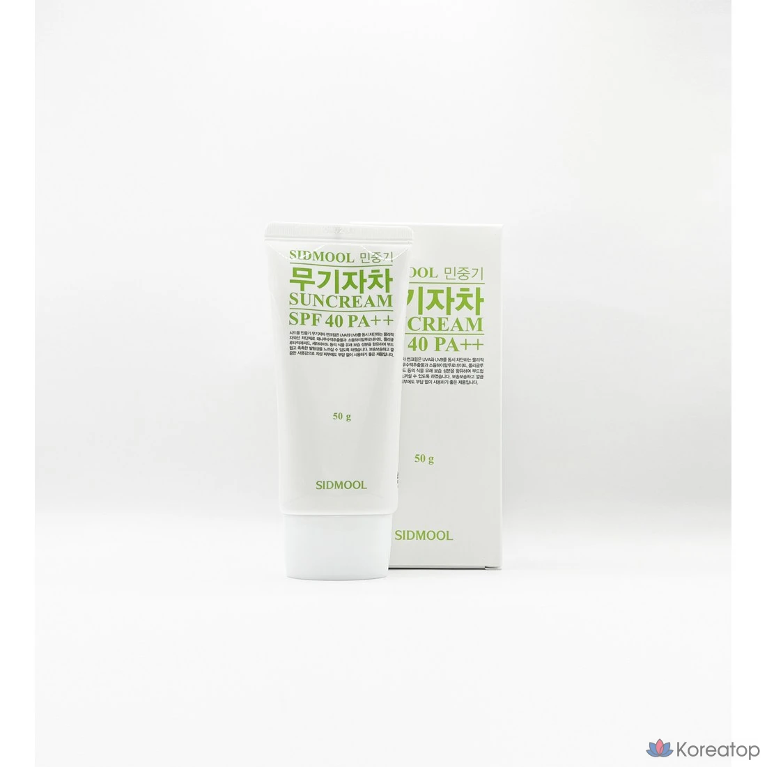 Солнцезащитный крем Sidmool Minjunggi Mugijacha Suncream SPF40 PA++, 50 г, 1 шт.