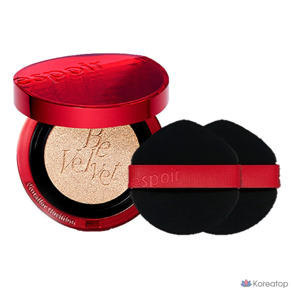 Тональный крем-кушон Espoir Pro Tailor Be Velvet Cover Cushion Foundation New Class, 13 г, № 20, ванильный, 1 шт.