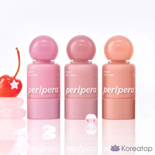 Румяна Peripera NEW Color Syrup Peek Cheek, оттенок 002 Grape Milk Recipe, 9 г, 1 шт.