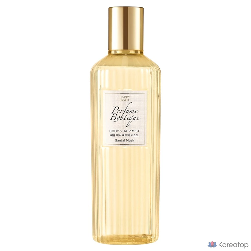 Парфюмерный спрей для тела и волос Happy Bath Perfume Boutique Santal Musk, 200 мл, 1 шт.