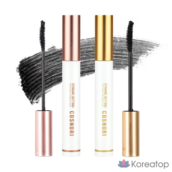 Тушь для ресниц Cosnori Dynamic Setting Washable Mascara, 01 Long & Curl, 1 шт.
