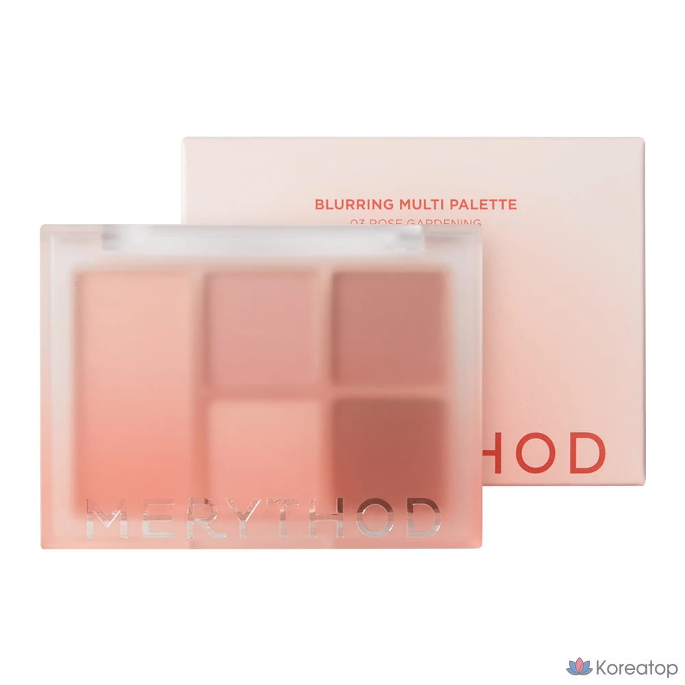 Палитра для размытия оттенков Merythod Blurring Multi Palette, 03 Rose Gardening, 1 шт.