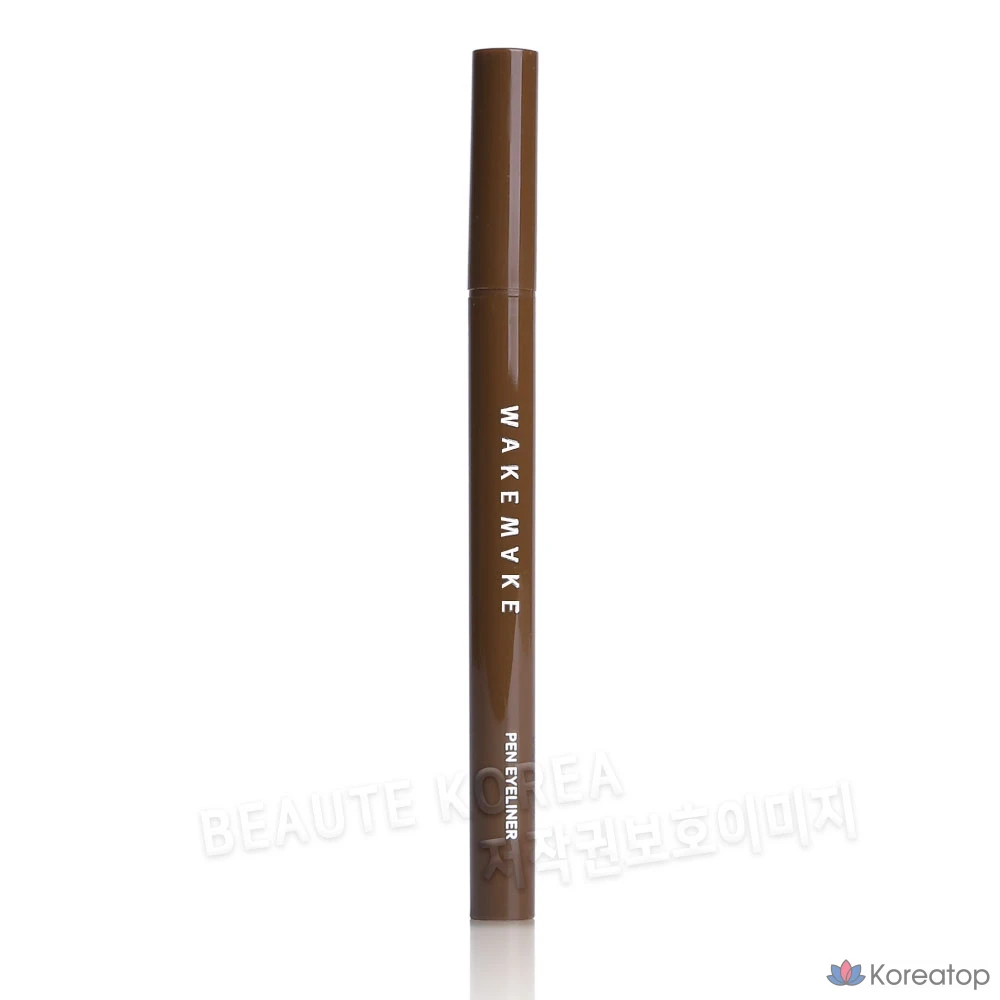 Жидкая подводка для глаз WAKEMAKE Iron Wall Pen Eyeliner, оттенок 02 Brown, 1 шт.