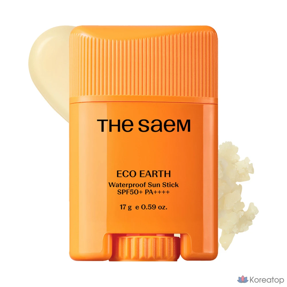 Солнцезащитный стик The Saem Eco Earth Waterproof Sun Stick SPF50+ PA++++, 17 г, 1 шт.