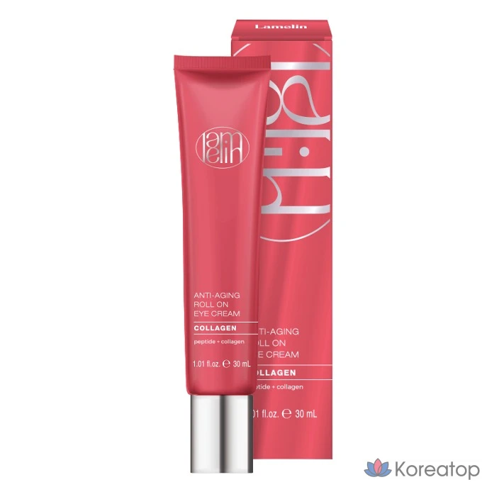 Антивозрастной роликовый крем для глаз Lamelin с коллагеном, 30 мл, 1 шт.
