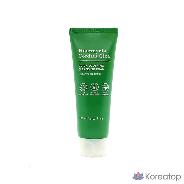 Очищающая пенка Tony Moly Houttuynia Cordata Cica Quick Soothing Cleansing Foam, 150 мл, 1 шт.