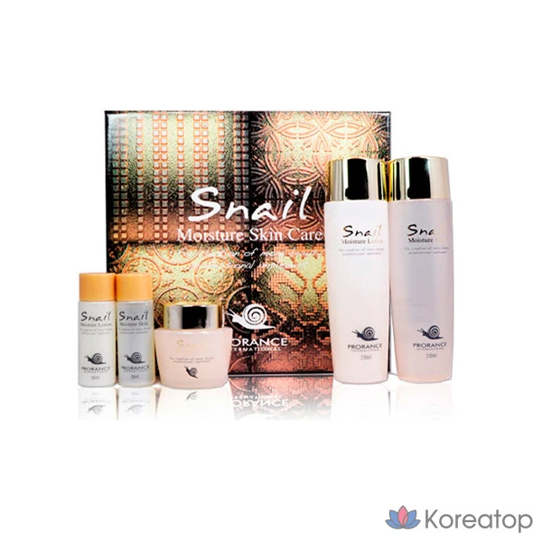 Набор для ухода Prorance Snail Moisture Skin Care 3-piece Set, 1 шт.