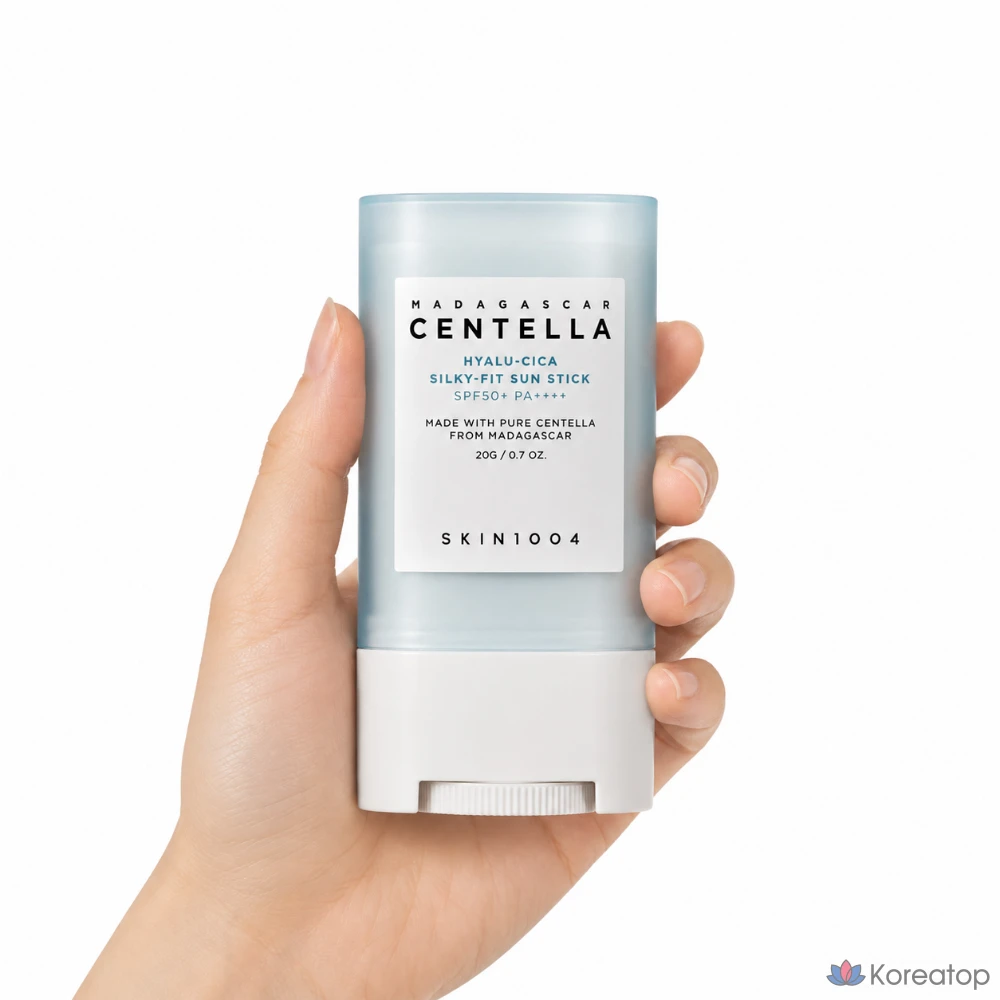 Солнцезащитный стик SKIN1004 Hyalu-Cica Silky Fit Sun Stick SPF50+ PA++++, 20 г, 1 шт.