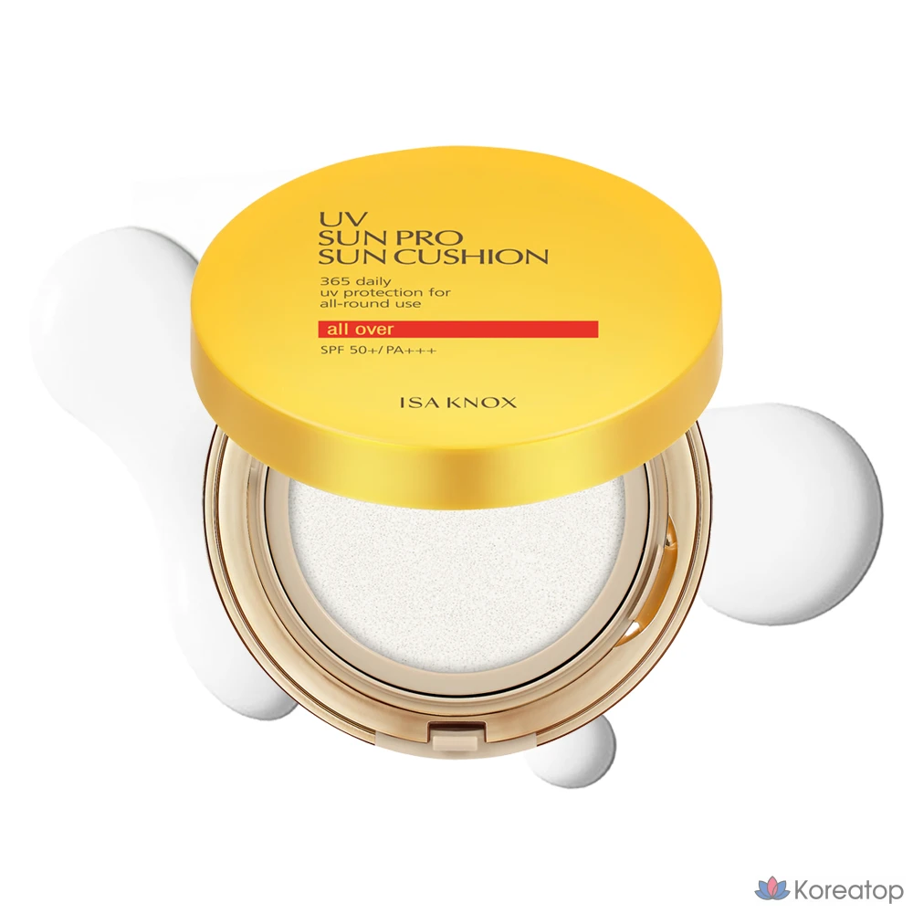 Солнцезащитный крем Isa Knox UV Sun Pro 365 All Over Big Sun Cushion SPF50+ PA+++, 23 г, 1 шт.