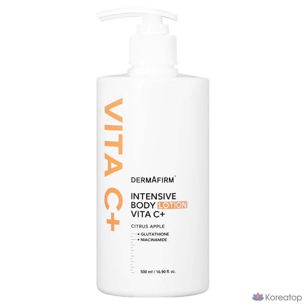 Лосьон для тела Dermafirm Intensive Vita C Plus с ароматом цитрусового яблока, 1 шт., 500 мл