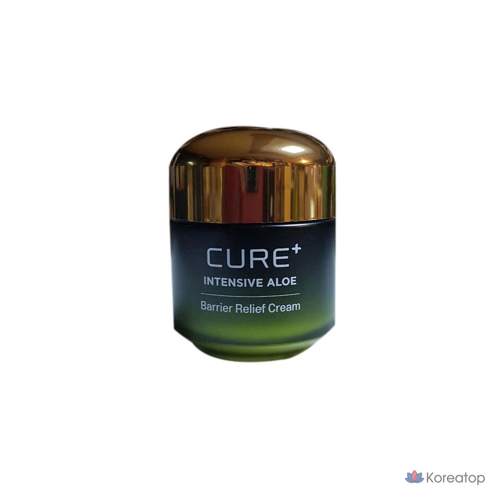 Kim Jeong Moon Aloe La Sense Loe Cure Intensive Aloe Barrier Relief Cream 50 г + EX Cream 3,5 г (2 шт.), 1 комплект