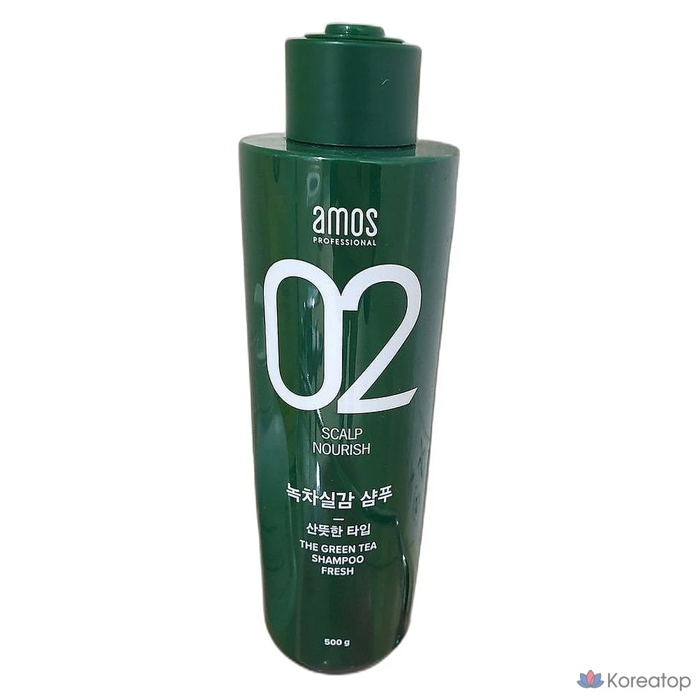 Шампунь Amos Professional Green Tea Real Sensitive Shampoo для жирных волос, 500 г, 1 шт.