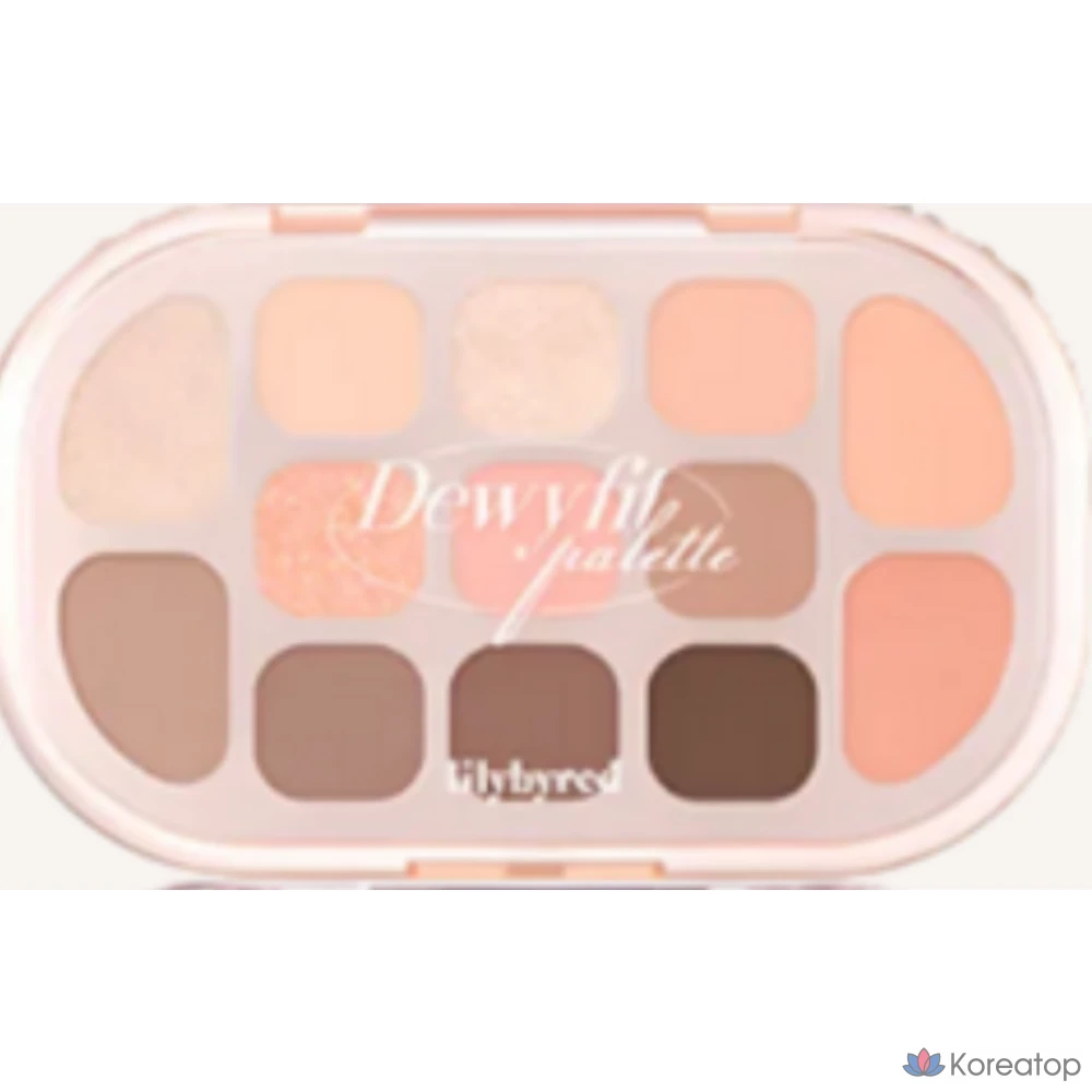Палетка Lilybyred Dewy Fit Palette + Cheek Bomb, оттенок Oatmeal, 1 шт.