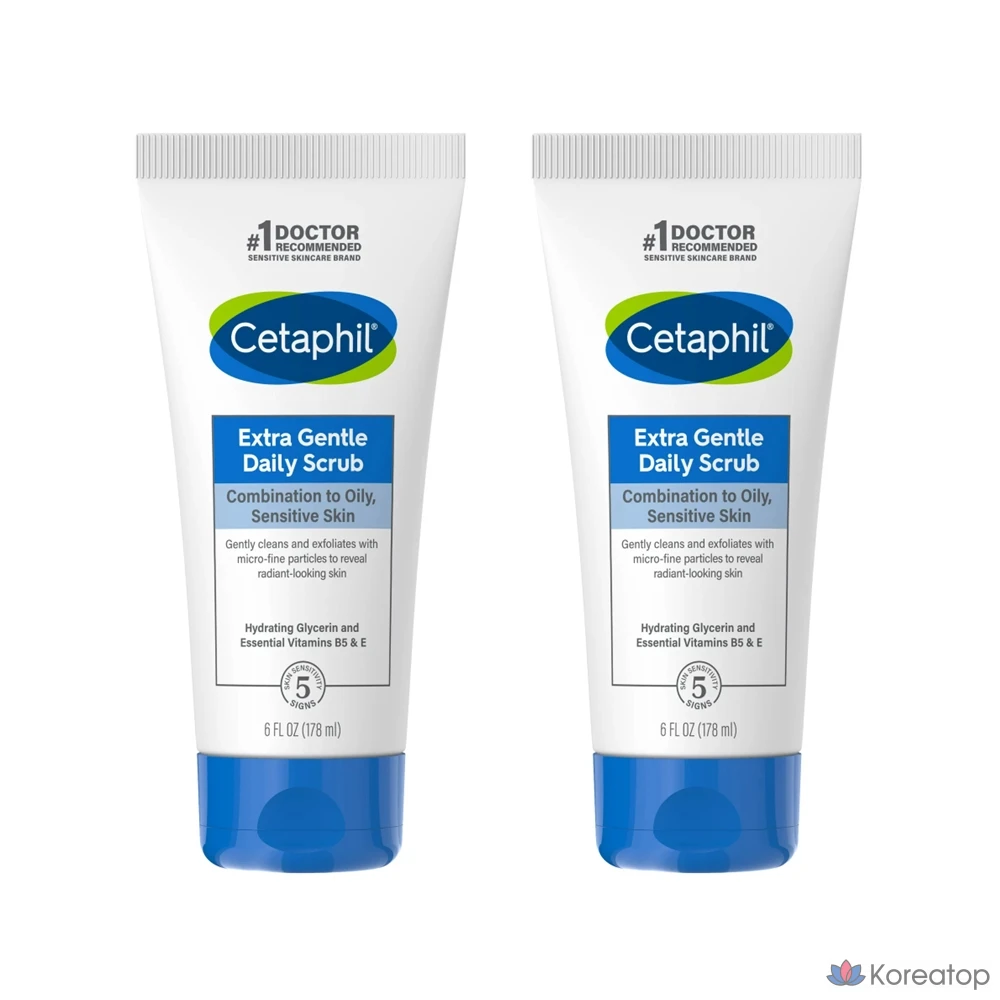 Скраб для лица Cetaphil Extra Gentle Daily Scrub, 178 мл, 2 упаковки