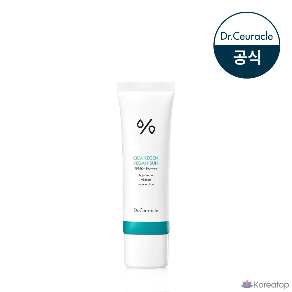 Солнцезащитный крем Dr. Ceuracle Cica Regen Sun Cream SPF50+ PA++++, 50 мл, 1 шт.