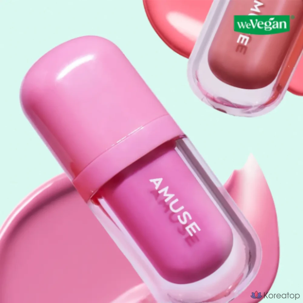 Тинт для губ AMUSE Bebe Tint, оттенок 01 Peach Love, 1 шт.