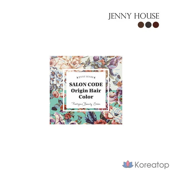 Краска для волос JennyHouse Origin, оттенок Mocha Brown / Dark Brown / Wine Brown (на выбор), 1 шт.