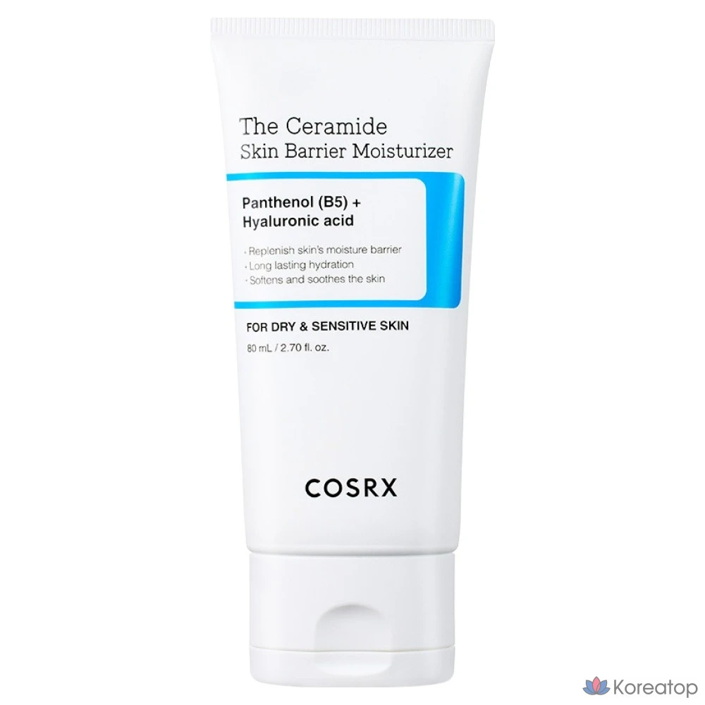 Увлажняющий крем COSRX с керамидами для защиты кожного барьера, 80 мл, 1 шт.
